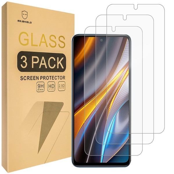 Mr.Shield [3-Pack] Screen Protector For Xiaomi Poco X4 GT/Xiaomi Redmi