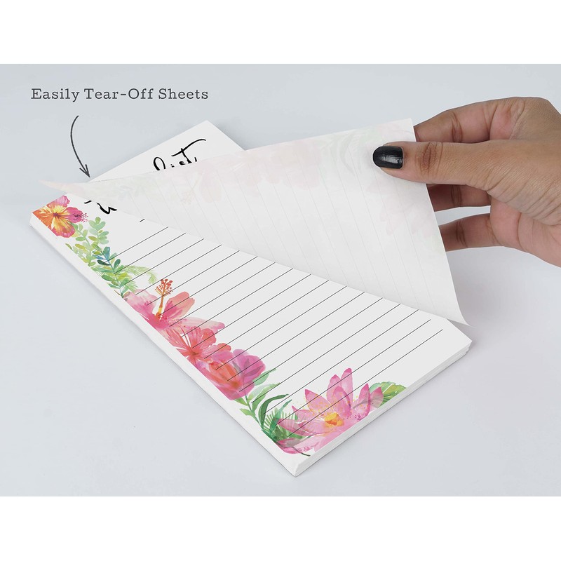 Inkdotpot Pack Of 2 Daily Planner List Undated Notepads, Memo