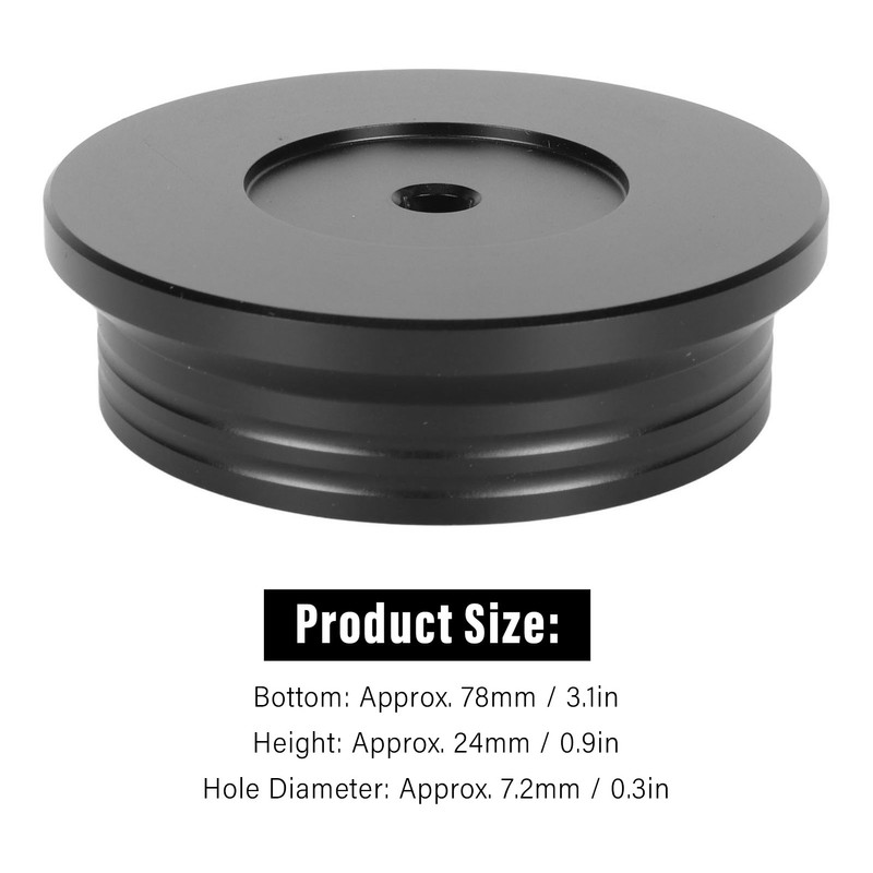 HiFi Disc Stabilizer Aluminum Alloy Universal Turntable Weight Clamp for