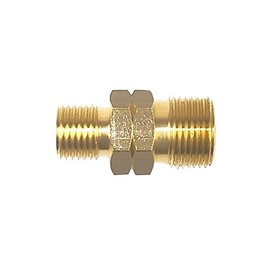 Gas Hose Connector 1/4 "LH 3 x/8" Left Hand Male Thread Double Nipple Coupler Reducer Propan Acetylen Fuel Gas Hose