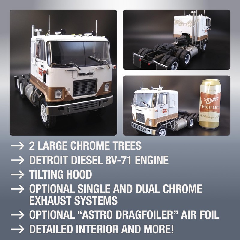 Round 2 Unknown AMT GMC Astro 95 Semi Tractor (Miller