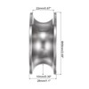 sourcing map 1 x U-groove roller 2.68 inch 201 stainless