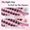 GGOKOK Lash Clusters Wispy DIY Lash Extension 8-16mm Eyelash Clusters