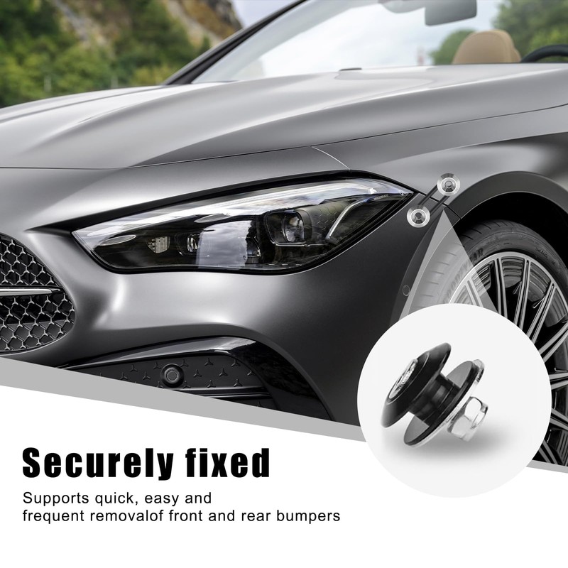 KVAEY Bumper Quick Release, JDM Front Rear Bumper Fasteners with