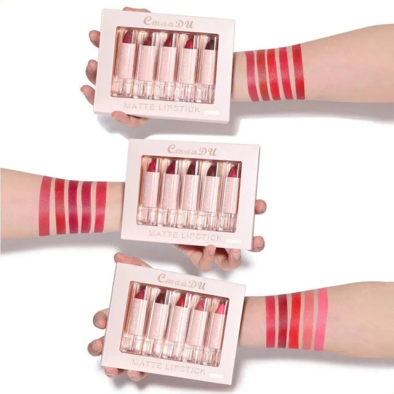 Set De Lápiz Labial Y Brillo Labial Vivid Matte De