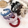 FWCXKK 4-Pack Wide Knitted Headband for Women,Yarn Headbands Knitted Crochet