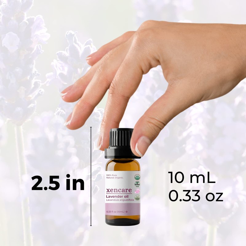 xencare Lavender USDA Organic Essential Oil | 100% Pure Natural