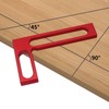 Carpenter Square L Shape Aluminum Alloy Height Measuring Scribing 90°
