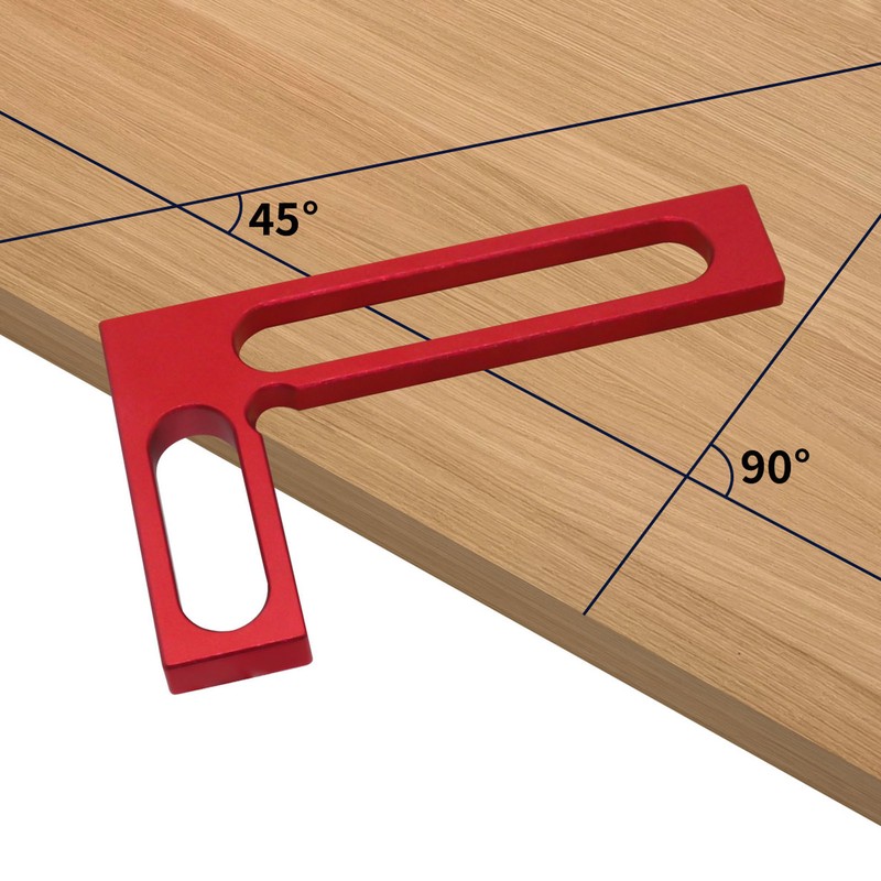Carpenter Square L Shape Aluminum Alloy Height Measuring Scribing 90°