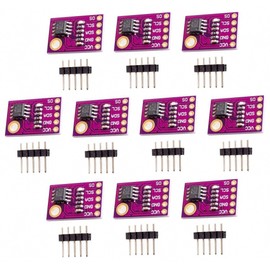 PAMEENCOS 10pcs LM75 LM75A/B Temperature Sensor High Speed I2C Interface High Precision Development Board Module