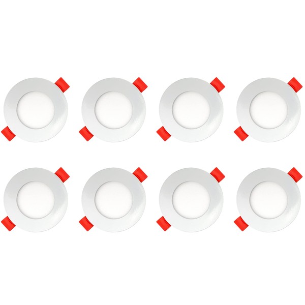 AB Elektro LED Recessed Spotlight 230 V Flat – Set