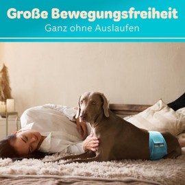 HUND IST KÖNIG® Dog Nappies for Male Dogs [Pack of 3] Absorbent Dog Nappies Male | Comfortable Dog Nappies for Incontinence Dog - Environmentally Friendly Male Nappies Washable | Dog Nappy Easy to