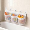 YWKJDDM Bath Toy Storage Organizer, Large Hanging Storage Holder with