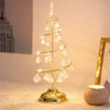 LED Christmas Tree Lamp Battery Powered Spiral Christmas Tree Table
