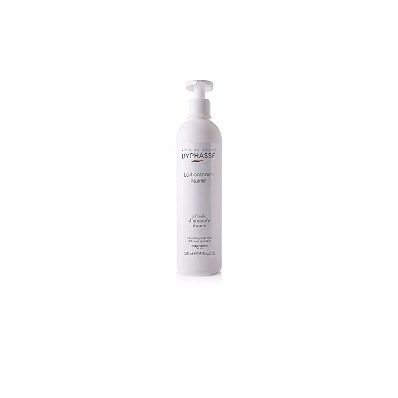 BYPHASSE LECHE CORPORAL DE ALMENDRAS PIEL SECA 500ML