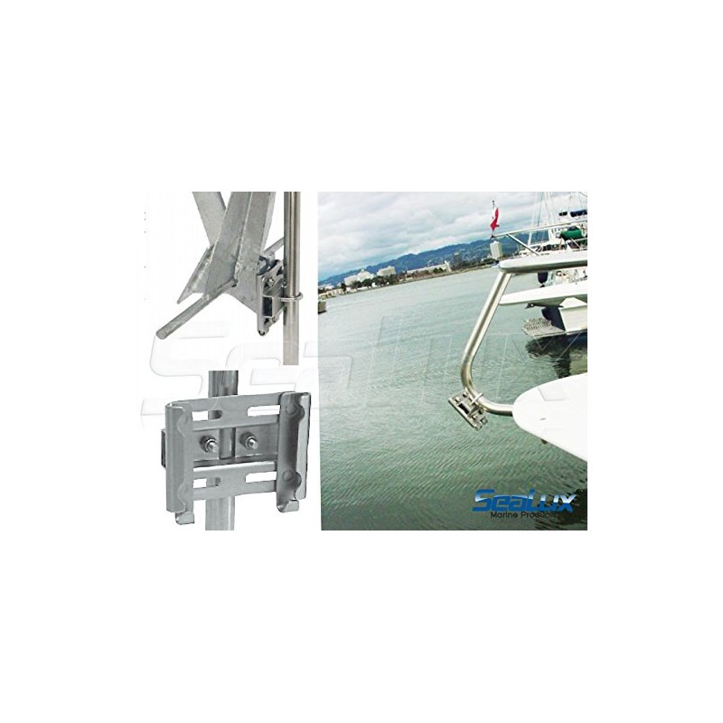 SeaLux Vertical Stanchion Rail Mount Anchor Bracket/Holder