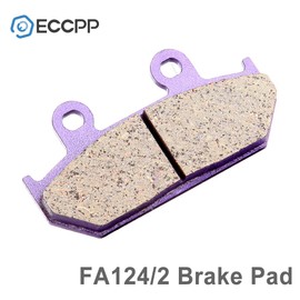 ECCPP Brake Pads Fits for 1990-2000 for Honda Goldwing 1500 GL1500A Aspencade/GL1500SE, 1991-1996 for Honda Goldwing 1500 GL1500I Interstate, FA124/2 Front Brake Pads