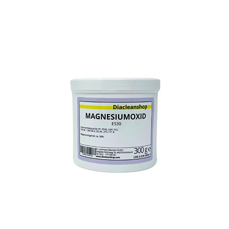 Magnesium Oxide Powder 300 g - Granules - Lightweight -