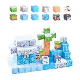 YCnaoanix 92PCS Magnetic Blocks Build Mine Magnet World Set for Boys & Girls Age 3,4,5,6,7,8,STEM Sensory Toys for Toddlers Gifts for 3+ Years Old Boys & Girls,Creativity Cultivation Toys