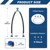 2 Pcs 12 Inch Quick Connect Water Hose Faucet Supply