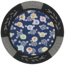 Casino Chip Marker Japanese Pattern C Gray MK0136