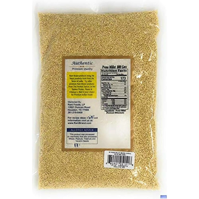 Rani Proso Millet (Panicum Millaceum) Whole Ancient Grain Seeds 28oz
