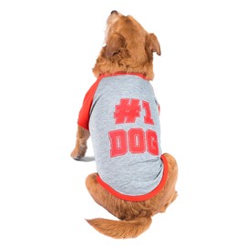The Dodo #1 Dog T-shirt for Dogs, Size Medium; Black Dodo Print, Everyday Apparel for Dogs, Cute Dog Tee, Cute Clothes for Dogs, The Dodo for Dogs Collection