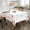 DISENB Spring Flowers Tablecloth 60x84 Inch