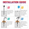 Horiznext 1/2 Concrete Anchors, 1/2 Stainless Steel Wedge Anchors for