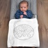 Azeeda 'Sprinkle Doughnut' Cotton Baby Blanket/Shawl (BY00040064)