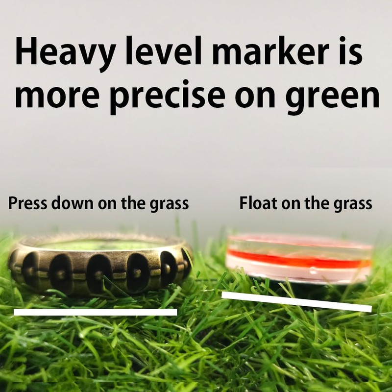BIRDIE79 SlopeMaster ProGreen Reader Within 1.5M(4.9feet)- Golf Hat Clip Ball