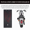 AC-MTORC PU Leather Gas Tank Panel Bib for Harley Softail