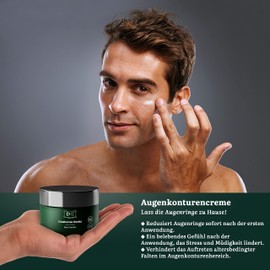 Dear D. Eye Cream | Energy Dispensing and Moisturising Eye Cream for Men | Under-Eye Cream Ideal for Dry Skin | Travel Size Eye Care for Dark Circles and Tear Bags