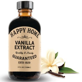 Happy Home Pure Vanilla Extract- Certified Kosher, 4 oz.