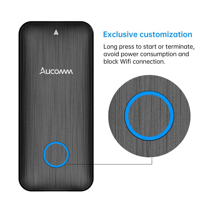 AUCOMM Wireless Android Auto Car Adapter Converts Wired AA 2016+