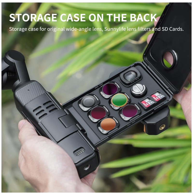 Fututech 1/4 Multi-function Extension Bracket for DJI Osmo Pocket 3