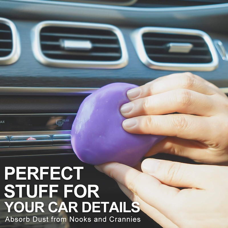 TICARVE 2 Pack Cleaning Gel Car Cleaning Putty Car Slime