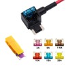 Aiqeer 5 Pieces 12V / 24V Low-Profile Add-a-Circuit Fuse Taps,
