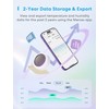 Meross Smart Thermometer Hygrometer, Hub Required, WiFi Indoor Temperature Humidity
