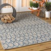 JONATHAN Y SMB108A-4 Ourika Moroccan Geometric Textured Weave Indoor Outdoor