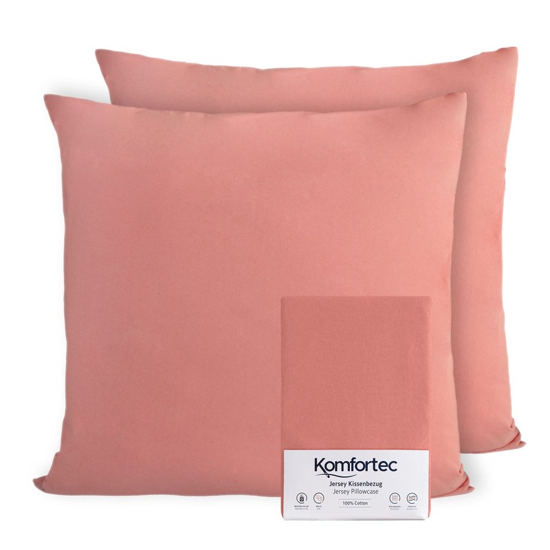 Komfortec 100% cotton cushion covers, set of 2, 40 x