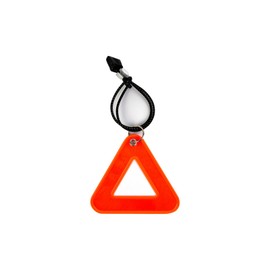 You2Bnology Bicycle Reflector, Reflective Seal, Safety Reflective, Bicycle, Night, Reflective Band, Triangle, Traffic Safety, Hanging on Bag, PVC Triangular Bicycle, Reflector for Rear, Men, Women
