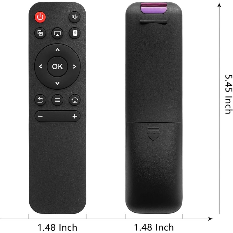 AOERUOW Replacement Remote Control Compatible with Magcubic Mini Projector HY300,HY300Pro,HY320,HY320Mini,Maypug