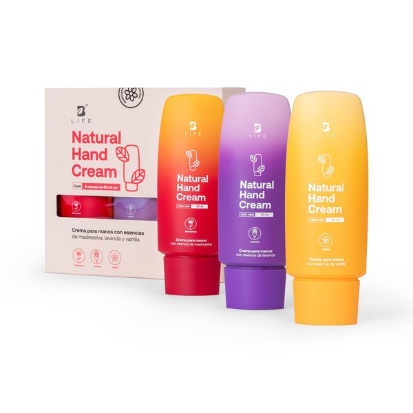 B Life | Kit de 3 cremas para manos con
