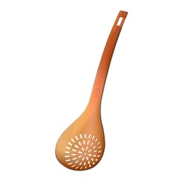 Pearl Metal Frosted Heat Resistant Slotted Cooking Spoon, Brown G-5116