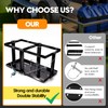 Gas Can Holder for Trailer, Fuel Jug Holder, with 4