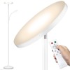 marctronic White Floor Lamp, 42W 4000LM Super Bright LED Room