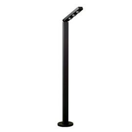 Jesco Lighting SD107CC082530-S Mizar - 8" Vertical Pole, Silver Finish