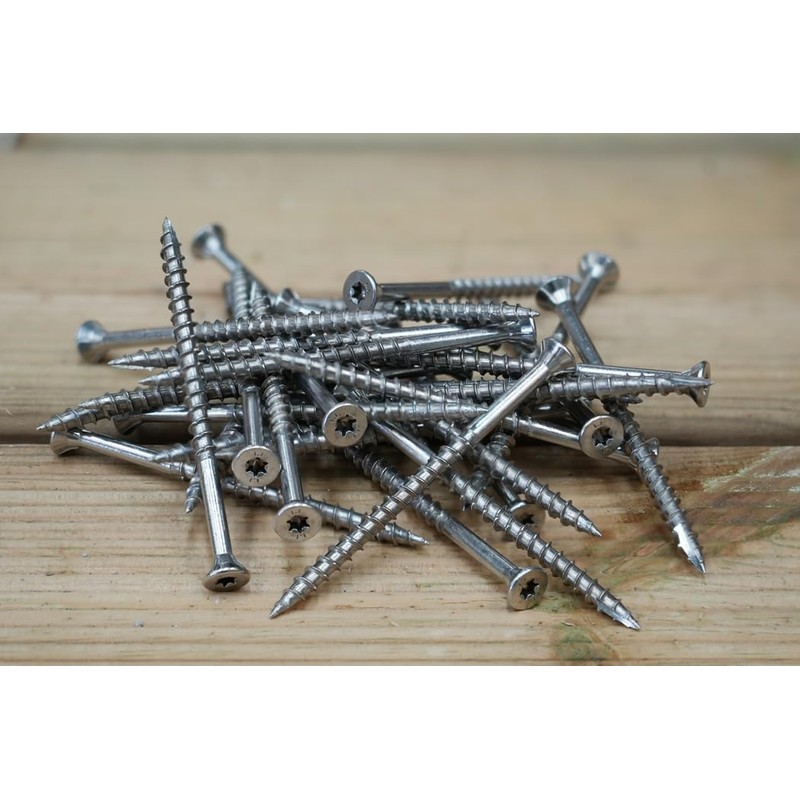 Ulti-Mate Stainless Steel Woodscrews - 5.0 x 90mm - Box