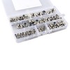 HALJIA 170PCS Lock Nuts Assortment, Stainless Steel Locknut M3 M4